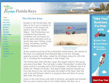 Tablet Screenshot of escape-floridakeys.com